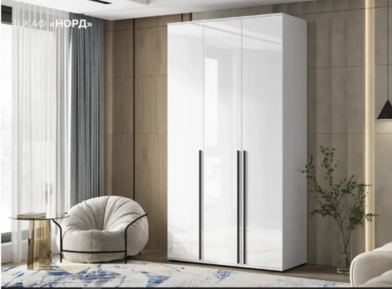 Норд белый глянец